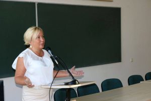KTU MGMF docentė, fizikos mokslų daktarė Živilė Rutkūnienė KTU