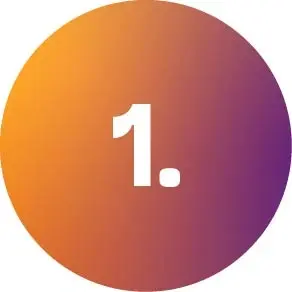 Gradientinis apskritimas su skaičiumi 1 &ndash; žingsnis žymi registraciją i&scaron;ankstiniam priėmimui iki gegužės 29 d.