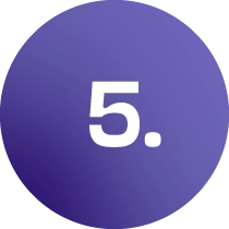 Apskritime esantis skaičius &bdquo;5&ldquo; rei&scaron;kia penktą žingsnį &ndash; galutinės studijų sutarties pasira&scaron;ymą su KTU.