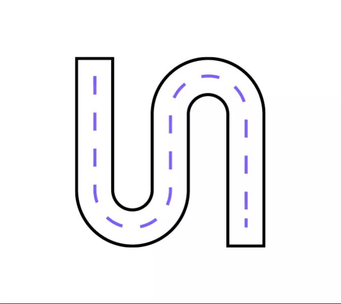 Animuotas kelio simbolis &ndash; rei&scaron;kia, kad KTU studentų miestelyje lengvai ir patogiai galima judėti pėsčiomis, pasiekti Kauno miesto centrą, kultūrinius ta&scaron;kus ir transporto jungtis.