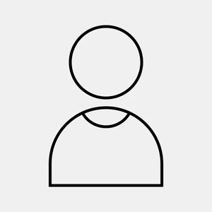 Minismalistinė ikona, vaizduojanti doktorantūros studentą, kontūro linija, pilkas fonas.