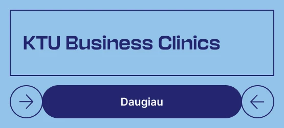 Sužinokite daugiau apie KTU MBA programą ir KTU Business Clinics.